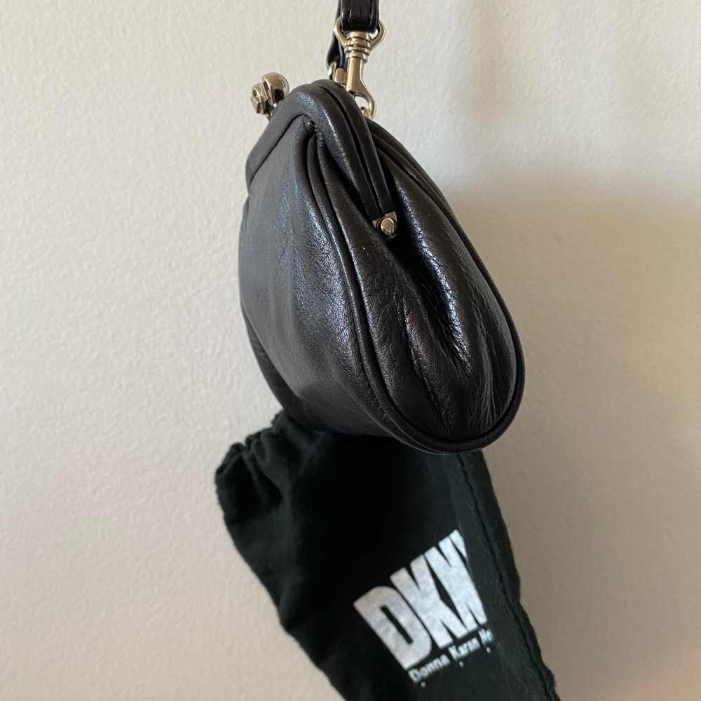 DKNY Black Leather Crossbody Bag with Dustbag.